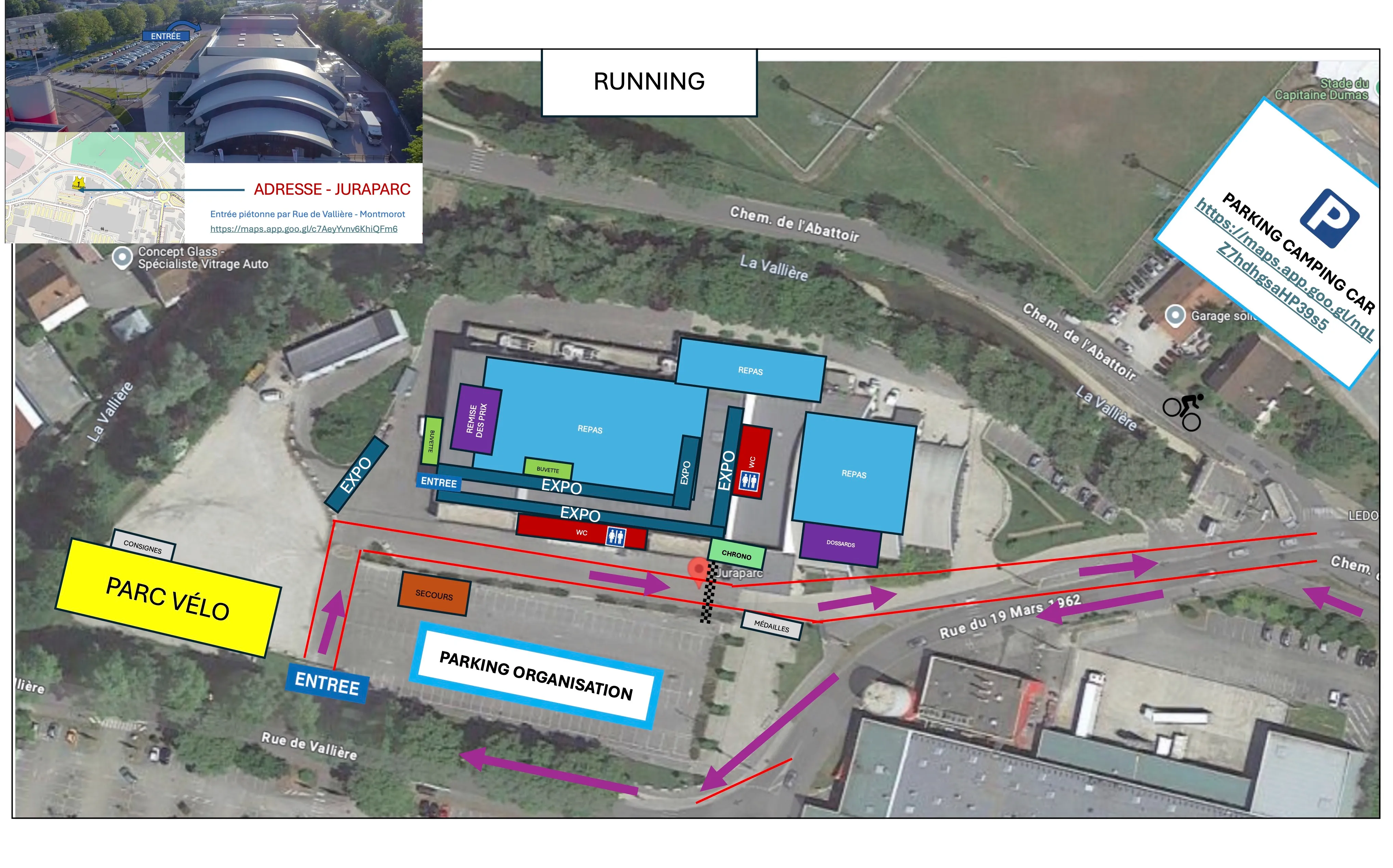 Carte du stationnement