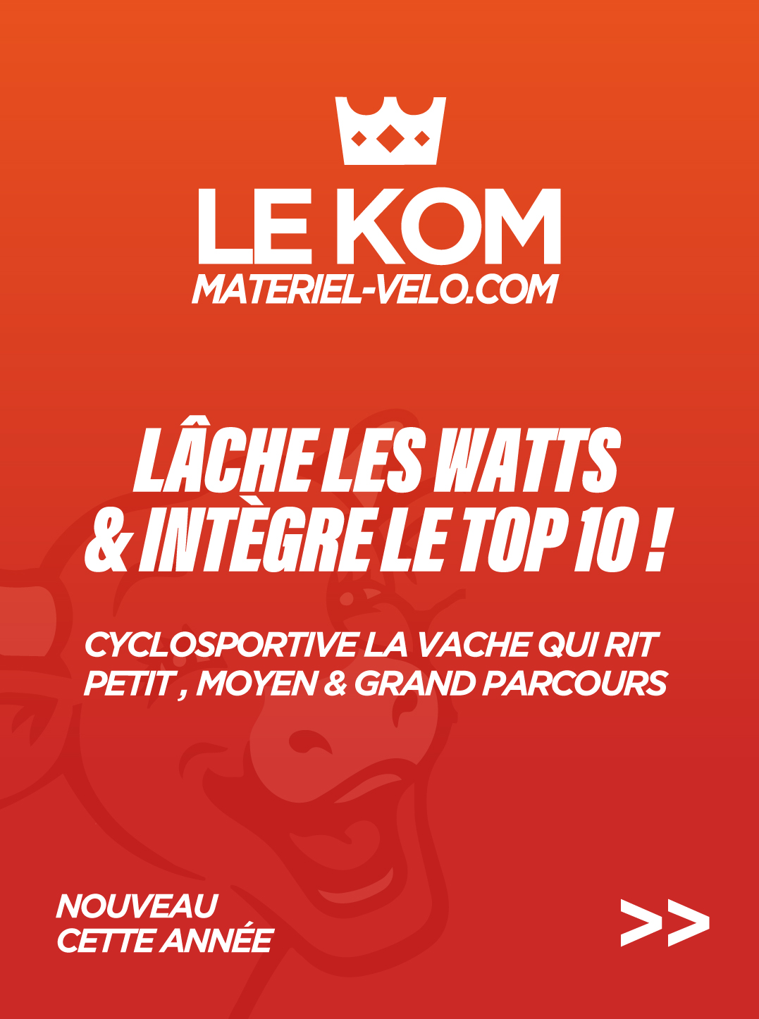 🆕 @materielvelo partenaire majeur des nos épreuves vous propose une petite nouveauté qui risque de faire parler 👀

👉 Découvrez le KOM Materiel-Velo.com ⏱🔥

Sur les parcours ROUTE — petit, moyen ou grand — chacun pourra tenter de signer le meilleur chrono sur un segment spécialement défini. 

✅ Un tronçon sécurisé
✅ Court et accessible (2400 mètres) 
✅ Avec autant de D+ que de D- (28m)

Autrement dit : TOUT LE MONDE aura sa chance 😈

… mais attention, ce défi pourrait bien faire exploser les groupes 👀
Allez-vous suivre le rythme… ou laisser filer vos copains ? 🤪

🎁 Les 5 premières femmes et les 5 premiers hommes seront récompensés !

📎 https://www.strava.com/routes/3471547539274961546

#CyclosportiveLaVachequiRit #VachequiRit #Jura #LonsLeSaunier #Gravel #Cyclosport #LaurentJalabert #Cycling #Jaja