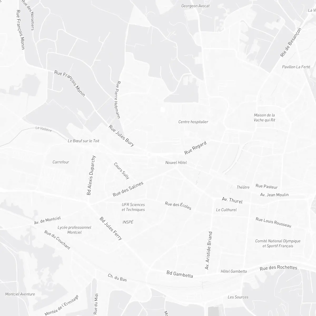 Carte du parcours 5K · 10K