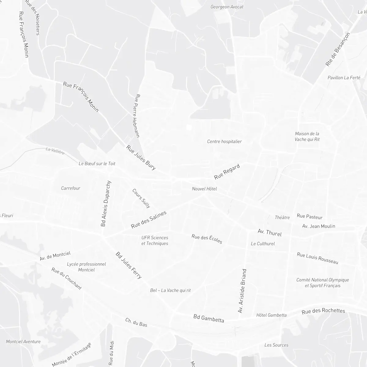 Carte du parcours 5K · 10K